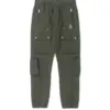 Ebla Cargo Joggers – Dark Olive