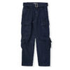 Sol Denim Cargo – Black/Blue