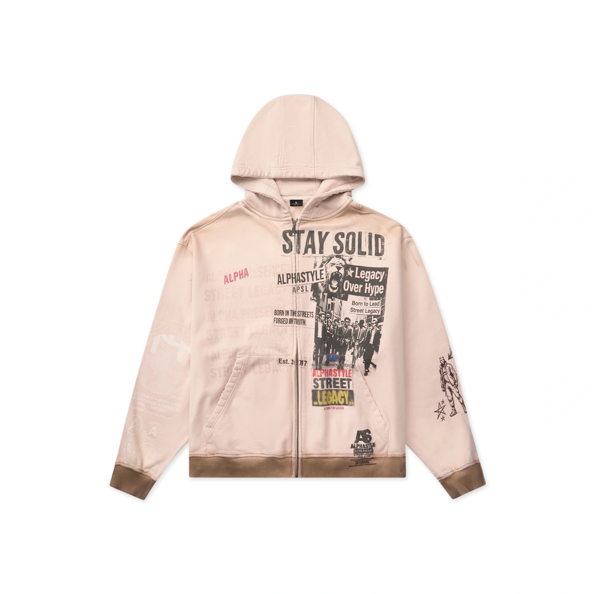 Ervie Workwear Zip Up Hoodie